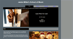 Desktop Screenshot of jamie-millar-music.com