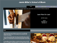 Tablet Screenshot of jamie-millar-music.com